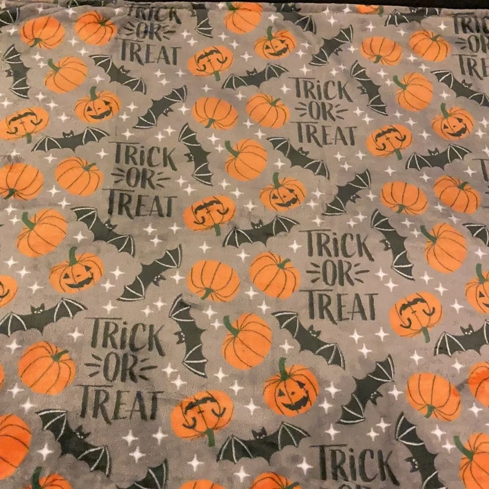 Trick or Treat throw blanket *FIRM PRICE*